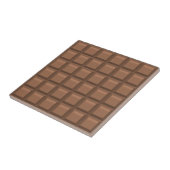 Melkchocolade Tegeltje (Zijkant)