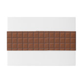 Melkchocolade Uitnodigingen Wikkel (Achterkant Voorbeeld)