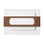 Melkchocolade Uitnodigingen Wikkel (Voorkant Voorbeeld)