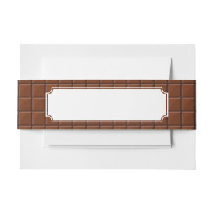 Melkchocolade Uitnodigingen Wikkel