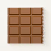 Melkchocoladesvierkantjes Notitieboek (Achterkant)