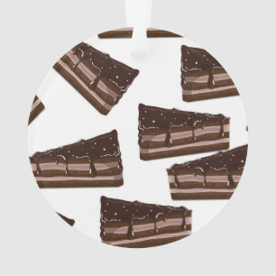 Melkchocoladetaart. Ornament
