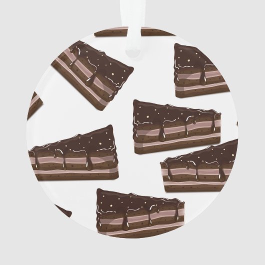 Melkchocoladetaart. Ornament (achterkant)