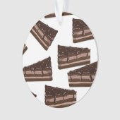 Melkchocoladetaart. Ornament (voorkant)