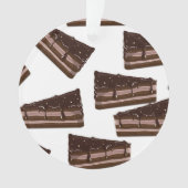 Melkchocoladetaart. Ornament (voorkant)