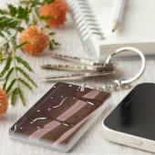 Melkchocoladetaart. Sleutelhanger (Voorkant Rechts)