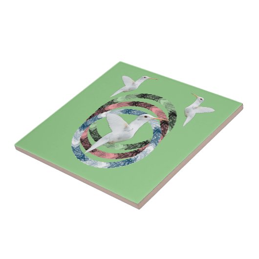 Melkcirkels voor keramische Tegel Tegeltje (Zijkant)