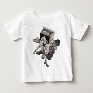 Melkcollage T-shirt, zuigelingen