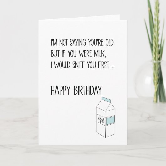 Melkdagkaart Kaart (Voorkant)