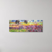 Melkdistelweide Schilderij / Kunstenaar Larry Ler Canvas Afdruk (Voorkant)