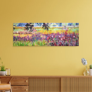 Melkdistelweide Schilderij  / Kunstenaar Larry Ler Canvas Afdruk