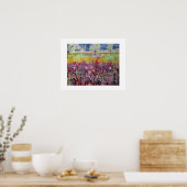 Melkdistelweide Schilderij / Kunstenaar Larry Lere Poster (Keuken)