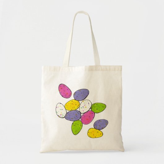 Melkeieren Chocolate Easter Basket Snoep Tote Bag (Voorkant)