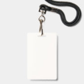 Melkers van de Sterrenhemel Blauwe Lucht Witte Von Badge (Achterkant met lanyard)