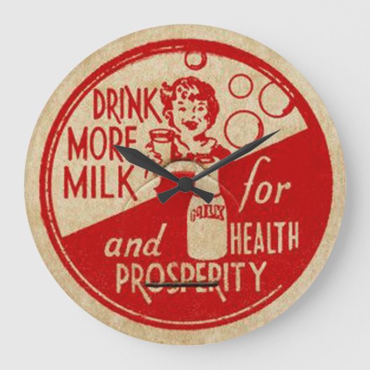  melkfles grote klok (Voorkant)