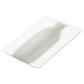 Melkfles op witte achtergrond magneet (Linkerzijde)