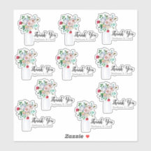  melkfles vaas bruiloft dank u set