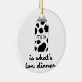 Melkflesje Baby Keramisch Ornament (Rechts)