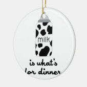 Melkflesje Baby Keramisch Ornament (Links)