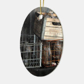 Melkflesjes Keramisch Ornament (Links)