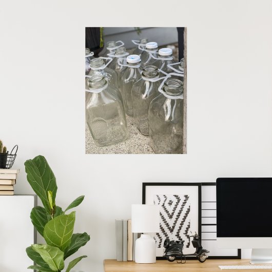 Melkflessen Poster (Thuiskantoor)