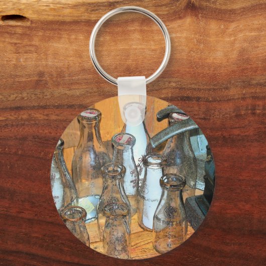 Melkflessen Sleutelhanger (Voorkant)