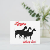 Melkgeiten Briefkaart (Staand voorkant)