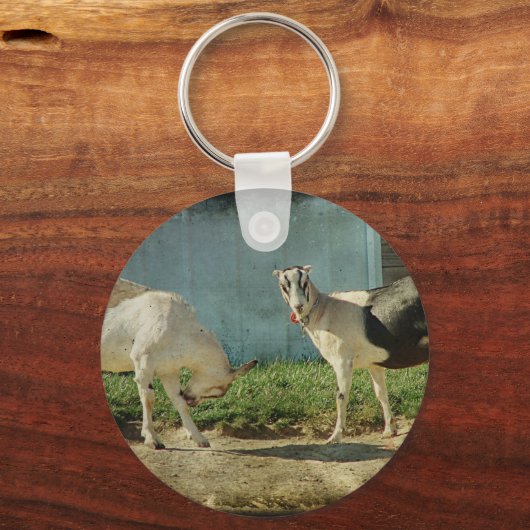 Melkgeiten Sleutelhanger (Voorkant)