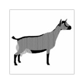 melkgeitenbok rubberstempel (Afrduk)