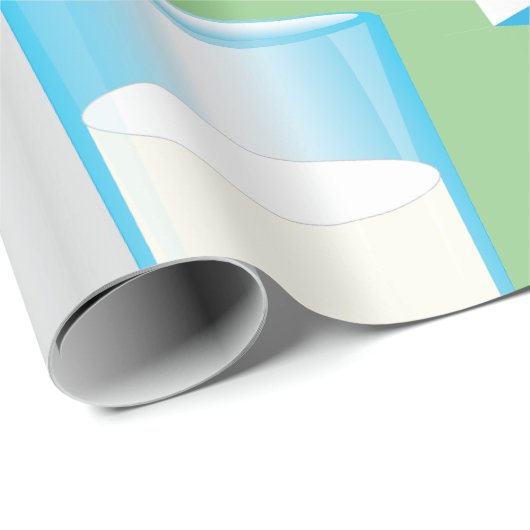 Melkglas Cadeaupapier (Rol Hoek)