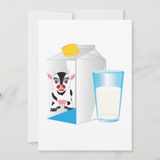 Melkglas Kaart (Voorkant)