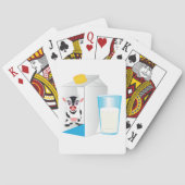 Melkglas Pokerkaarten (Achterkant)