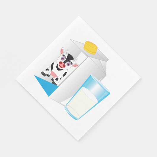 Melkglas Servet (Hoek)