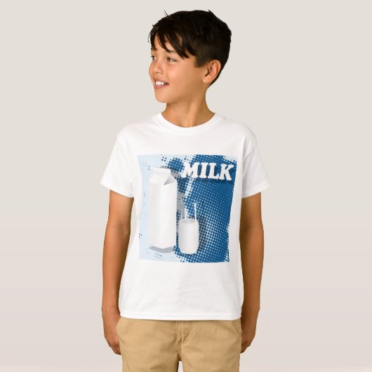 Melkglas T-Shirt (Voorkant volledig)