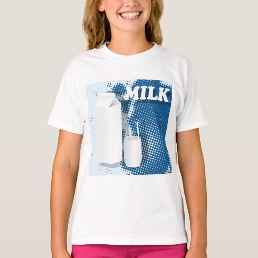 Melkglas T-Shirt (Voorkant)