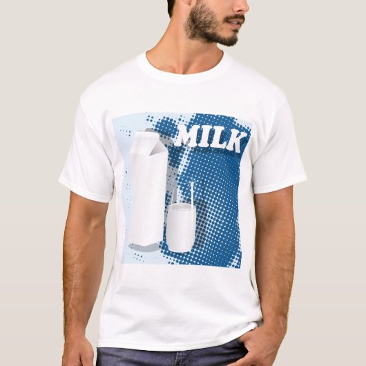 Melkglas T-Shirt (Voorkant)