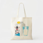 Melkglas Tote Bag (Voorkant)