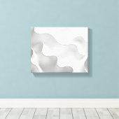 Melkgolven Canvas Afdruk (Insitu (Houten vloer))