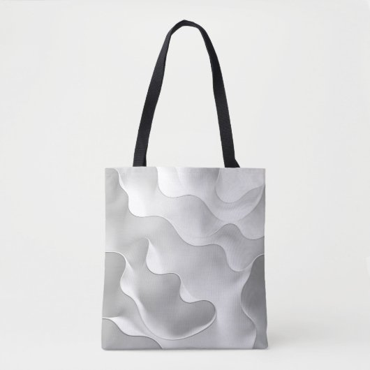 Melkgolven Tote Bag (Voorkant)