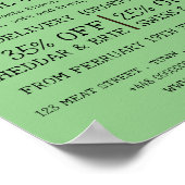 Melkhoudende Koe, Cheesemonger Adverteren Poster (Hoek)