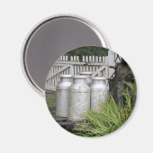 Melkkarnen in Stogumber Station, Somerset, Verenig Magneet (Voorkant / Achterkant)