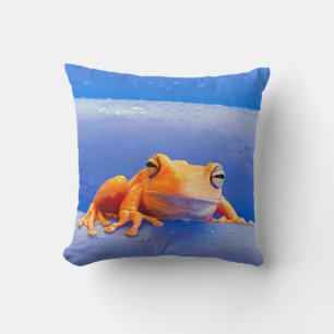Melkkikker op een Floatie Sierkussen
