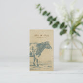  melkkoe Eenvoudige roestkoel Visitekaartje (Staand voorkant)