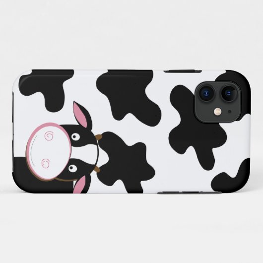 Melkkoe zwart-witte iPhone 5 Hoesje (Achterkant (horizontaal))