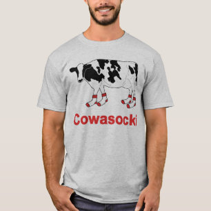 Melkkoeien in sokjes - Cowasocki Cow A Socky T-shirt