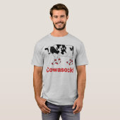 Melkkoeien in sokjes - Cowasocki Cow A Socky T-shirt (Voorkant volledig)