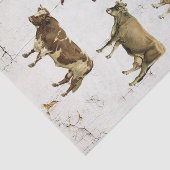 Melkkoeien stijl oude roestkoeien tissuepapier (Detail)