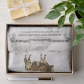 Melkkoeien stijl oude roestkoeien tissuepapier (Geschenk)