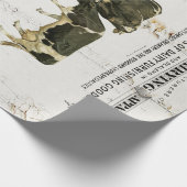 Melkkoeien stijl oude roestkoeien, volledige groo cadeaupapier (Hoek)