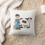 Melkkoeienjongen Kussen (Deken)
